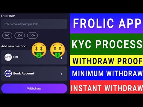 Frolic App Payment Proof .